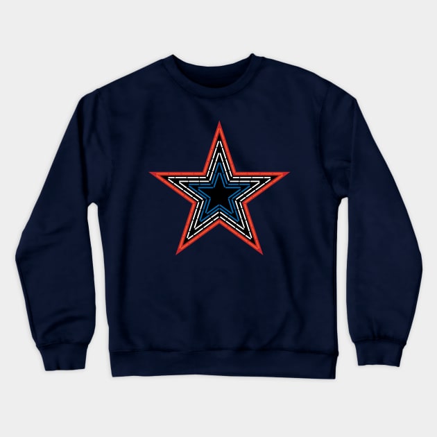 Roanoke Virginia Pride Mill Mountain Star Crewneck Sweatshirt by hobrath